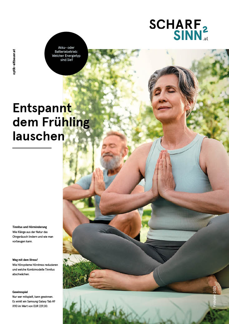 Titelblatt Akustikzeitung Frühjahr 2025