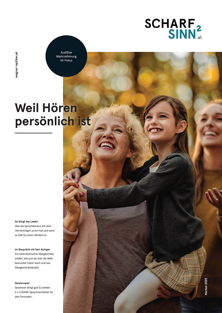 Titelblatt Akustikzeitung Herbst 2025